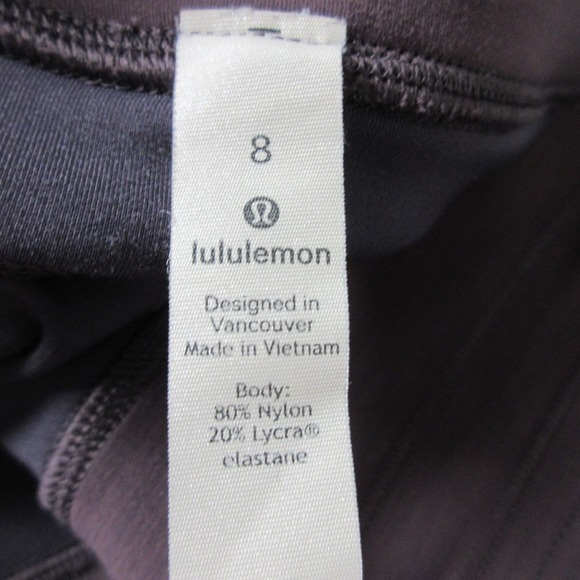 Lululemon Invigorate High-Rise Tight 25" Size 8 Women Black Currant Everlux 250 - Picture 3 of 14